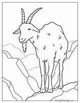 20 Goat Coloring Pages Free PDF Printables sketch template