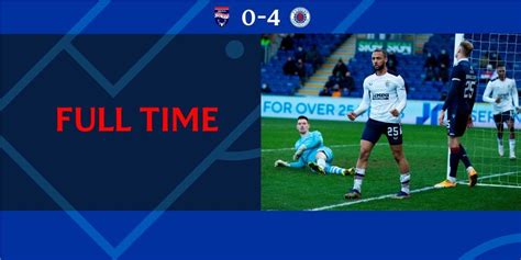 FULL TIME | Ross County 0-4 Rangers : r/rangersfc