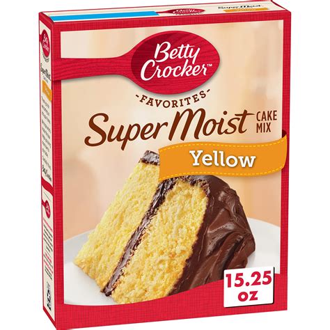 Buy Betty Crocker Super Moist Yellow Cake Mix, 15.25 oz Online at desertcartBrunei