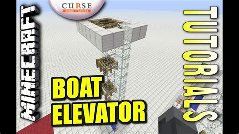 Minecraft Bedrock - Boat Elevator ⬆️⬇️ ( Up & Down )[ Redstone Tutorial ] MCPE / Xbox / Switch ...