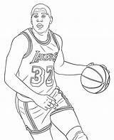 Lakers Logo Coloring Pages sketch template