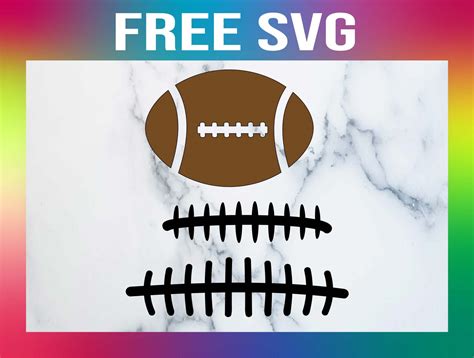 Free Football Laces SVG