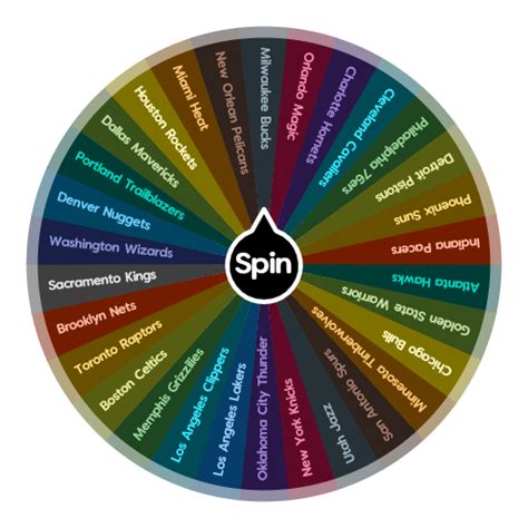 Nba teams | Spin The Wheel App