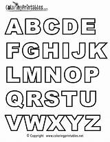 Alphabet Capital Letters Coloring Page  A Free English Printable sketch template