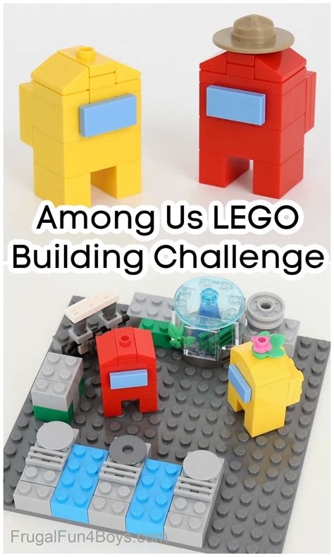 Among Us LEGO Building Challenge - Frugal Fun For Boys and Girls | Idées lego, Bricolage et ...