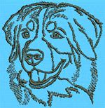 Download Bernese Mountain Dog Embroidery Designs by Vodmochka Graffix in DST, EXP, HUS, JEF, PES ...