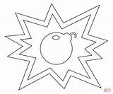 Bomb Explosion coloring Page  Free Printable Coloring Pages sketch template