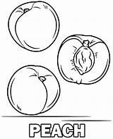 Peaches Coloring Sheet At Ricky Middleton Blog sketch template