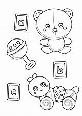 Sharing Toys Coloring Pages sketch template
