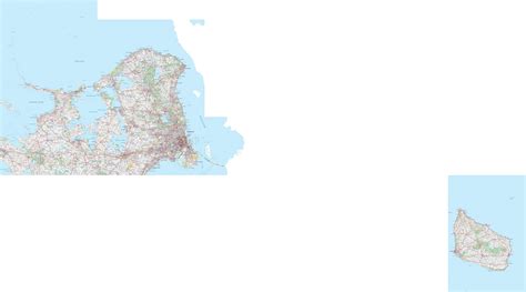 Region Hovedstaden (1:100,000 scale) Map by Kortforsyningen | Avenza Maps