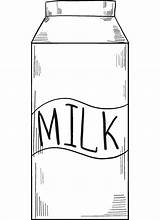Carton Of Milk coloring Page  ColouringPages sketch template