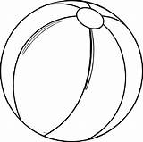 Beach Ball Coloring Sheet Printable sketch template