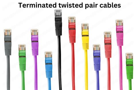 Advantages and disadvantages and characteristics twisted pair cable ...