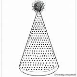 Party Hat Coloring Pages  Free & Printable sketch template