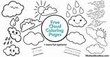 Cloud Coloring Pages Free PDF Prints  Life Should Cost Less sketch template