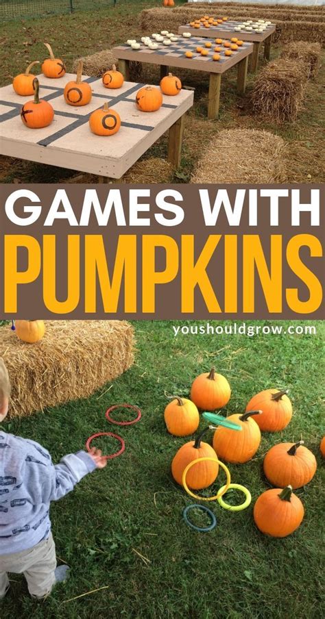 Fun Pumpkin Games To Play With Kids | Fall festival activities, Fall ...