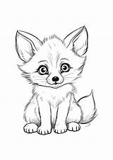 Coloring baby animals For Kids 24757938 Vector Art At Vecteezy sketch template