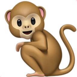 Monkey Emoji (U+1F412)