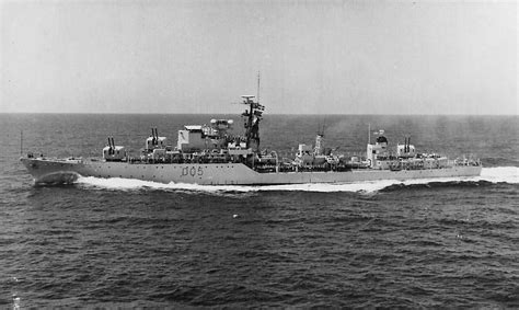 HMS Daring (D05) was a Daring-class lead ship of destroyers built for the British Royal Navy (L ...