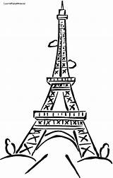 Eiffel Tower Coloring Page At GetColoringscom  Free printable sketch template