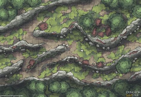 Mountain Ambush Battlemap : r/dndmaps