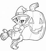Witch Coloring Pages Printable sketch template