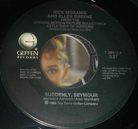 Rick Moranis And Ellen Greene – Suddenly Seymour (1986, Vinyl) - Discogs