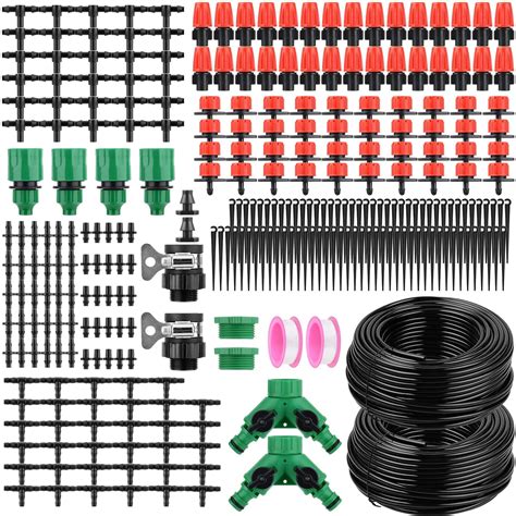 Amazon.com : Drip Irrigation Kit, 2 Sets Garden Drip Irrigation System ...