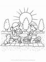 Free Printable Picnic Coloring Pages  DexnShepperd sketch template