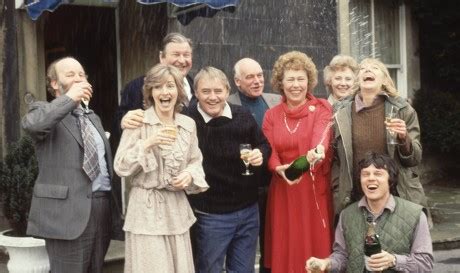 Cast Emmerdale Farm 1979 Celebrate Filming Editorial Stock Photo ...