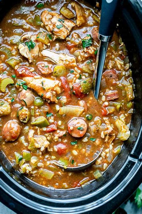 slow cooker gumbo with chicken - Healthy Seasonal Recipes