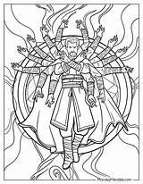20 Doctor Strange Coloring Pages Free PDF Printables sketch template