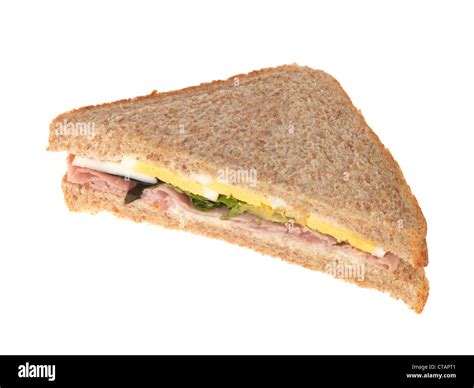 Ham and Egg Sandwich Stock Photo - Alamy