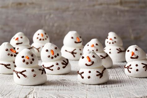 Meringue Snowmen Recipe