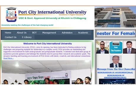 Port City International University in Bangladesh