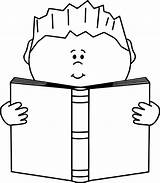Read A Book Coloring Page Coloring Pages sketch template
