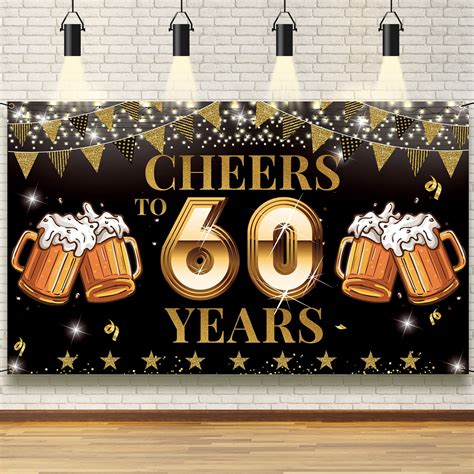 50th Anniversary Decorations, Birthday Decorations For Men, Happy 60th Birthday, 40th Birthday ...