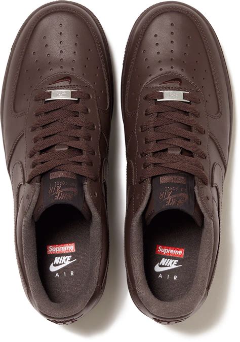 Nike Air Force 1 Low Brown - fall winter 2023 - Supreme