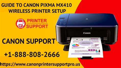 Guide to Canon Pixma MX410 Wireless Printer Setup