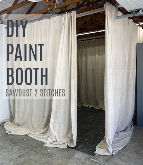 DIY Paint Booth - Sawdust 2 Stitches