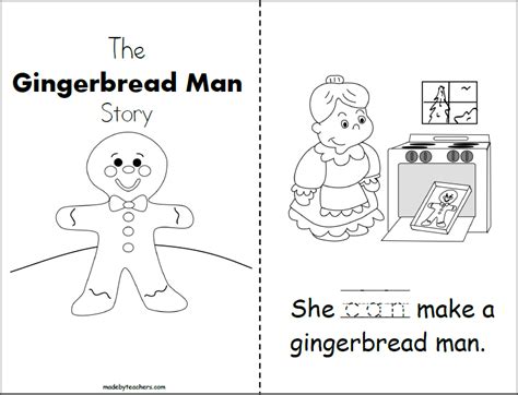 Gingerbread Man Story for Kindergarten | Made By Teachers