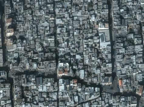 Satellite Imagery Shows Aftermath of Israeli Airstrikes on Jabalia
