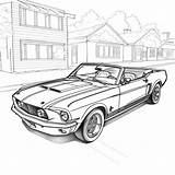 Ford Mustang Coloring Pages Free & Printable sketch template