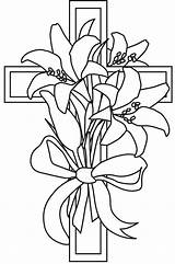 Easter Lily Coloring Page Printable sketch template