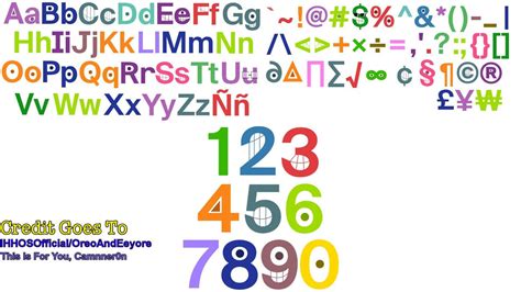 TVOKids Letters, Symbols And Numbers! (V1) by TheBobby65 on DeviantArt