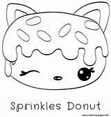 Donut With Sprinkles Coloring Pages  Vrogue sketch template