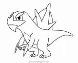 Arctibax Pokemon Coloring Page For Kids  Free Printable sketch template