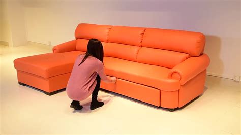 Custom Hot Sell New Design Cheap Leather Corner Sofa Bed Set Designs Living Room Furniture,Sofa ...