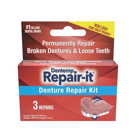 Dentemp Repair-It Advanced Denture Repair Kit - Fixes Broken Dentures ...