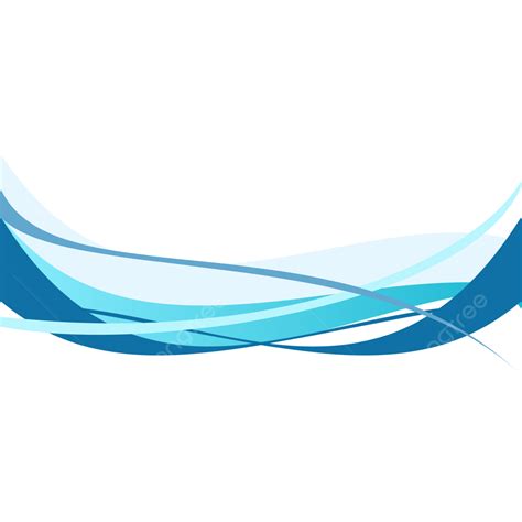 Wavy Line Border Clipart Transparent PNG Hd, Blue Wavy Lines Border Free Png And Vector, Blue ...